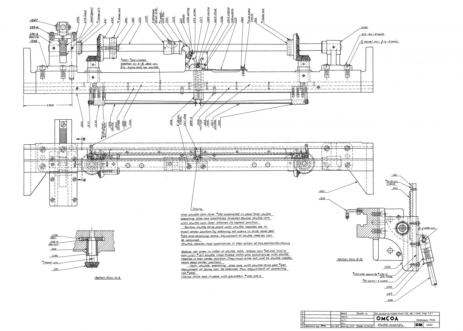 Shuttle Assembly OSM-1200 – Mekatronics, LLC